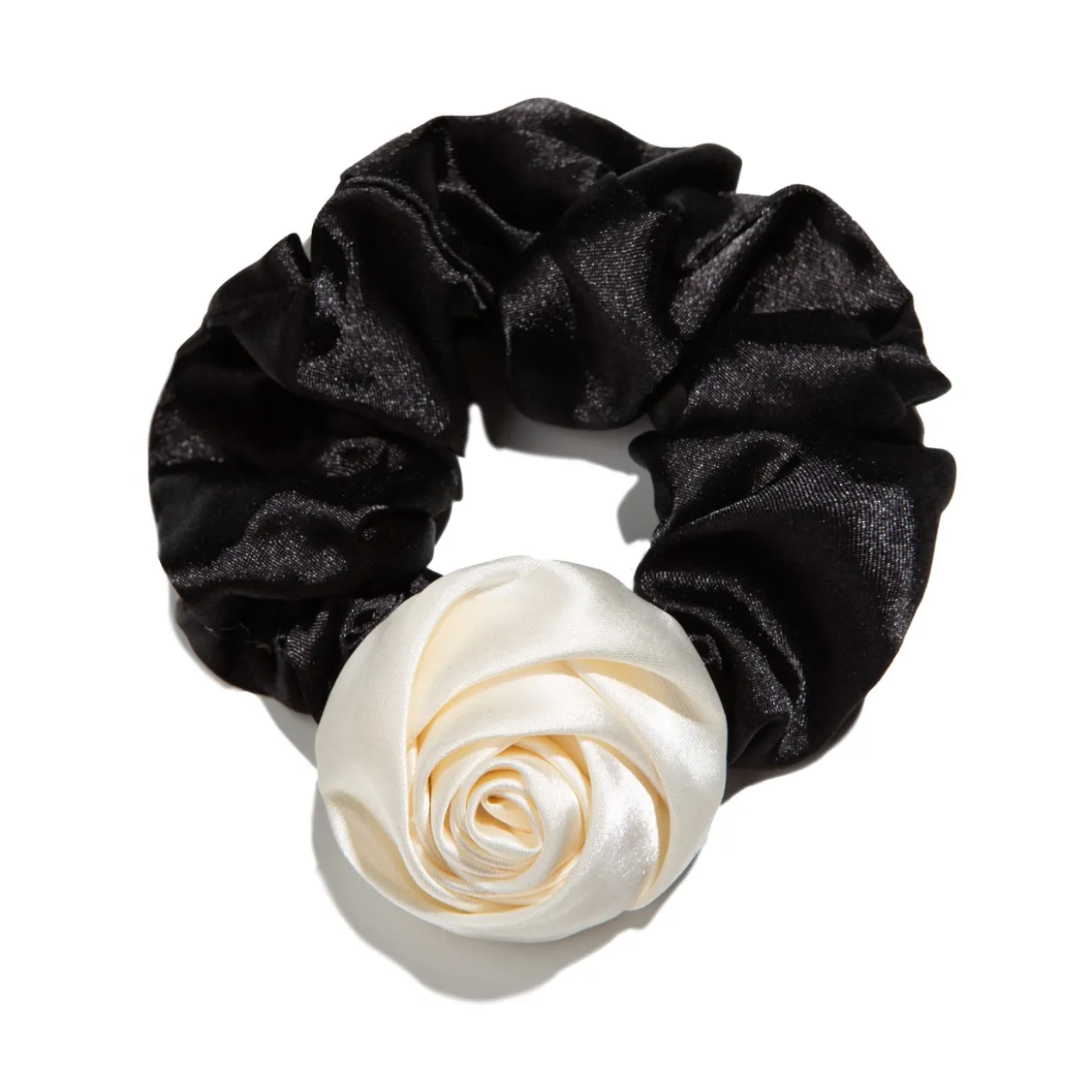 Chouchou rose avec fleur Oh My Hair