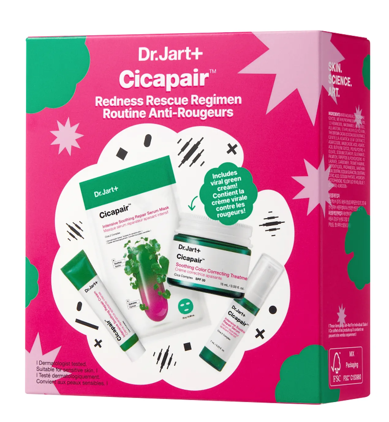 Cicapair Coffret Routine Rescue Anti-Rougeurs à la Centella Asiatica