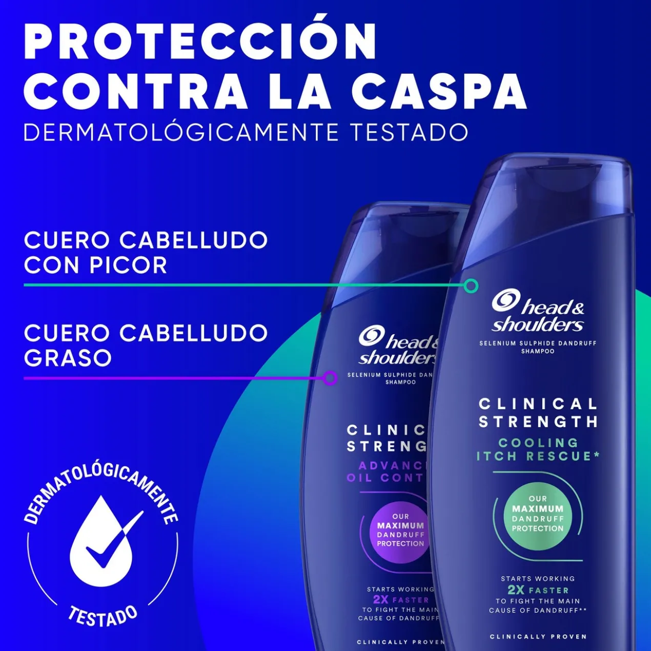 Clinical Strength Shampoing Soulagement des Démangeaisons