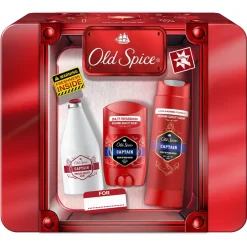 Coffret Cadeau Old Spice Captain – Boîte Métal