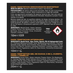 Coffret Dark Temptation pour Homme