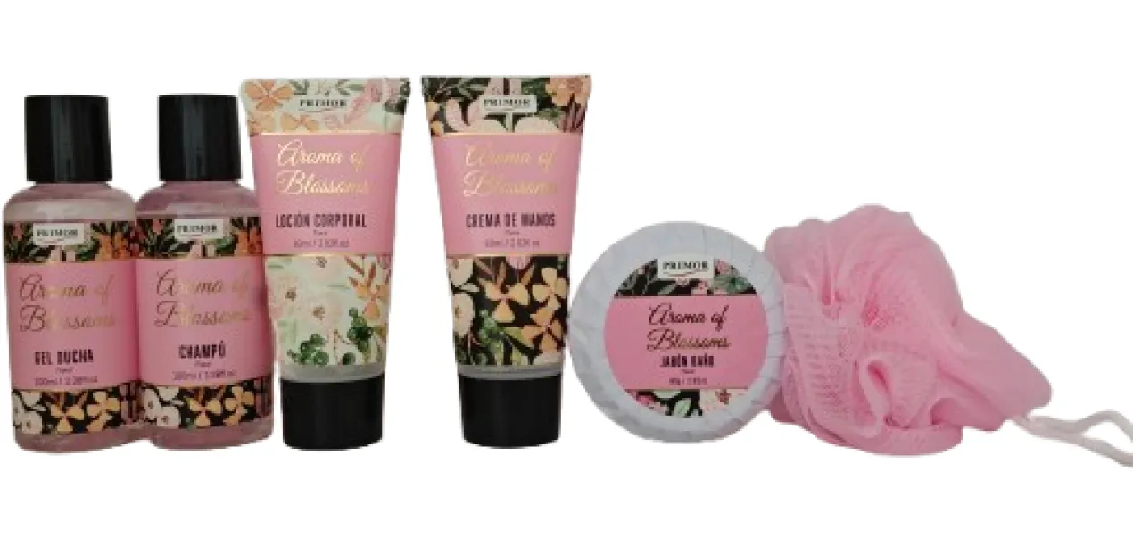 Coffret de Bain Cube Fleur de Cerisier