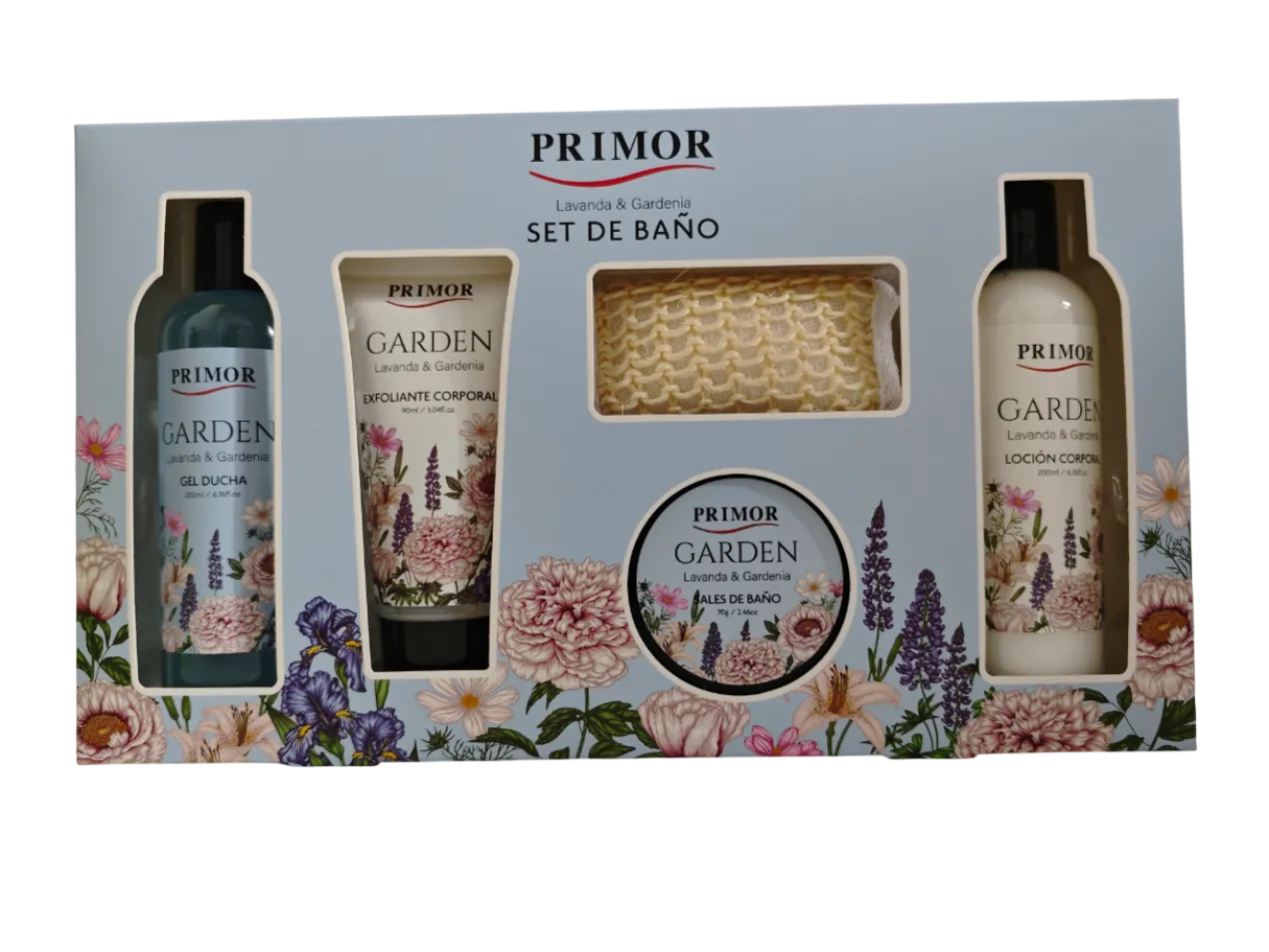 Coffret de bain 5 pièces Lavande & Gardenia