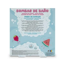 Coffret de 5 bombes de bain aux fruits