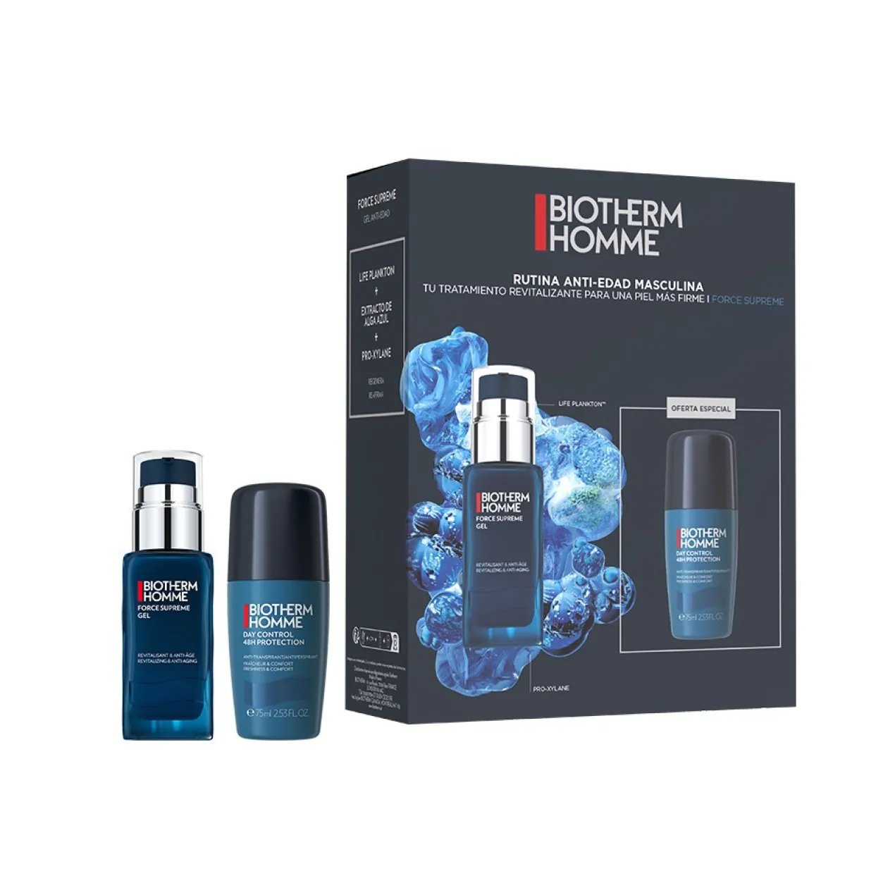 Coffret Force Supreme Anti-Âge et Déodorant pour Homme