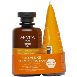 Coffret Keratin Repair Shampoing et Après-Shampoing Sans Sulfates