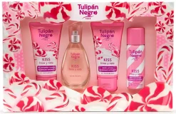 Coffret Kiss Tulipán Negro Fraise et Crème