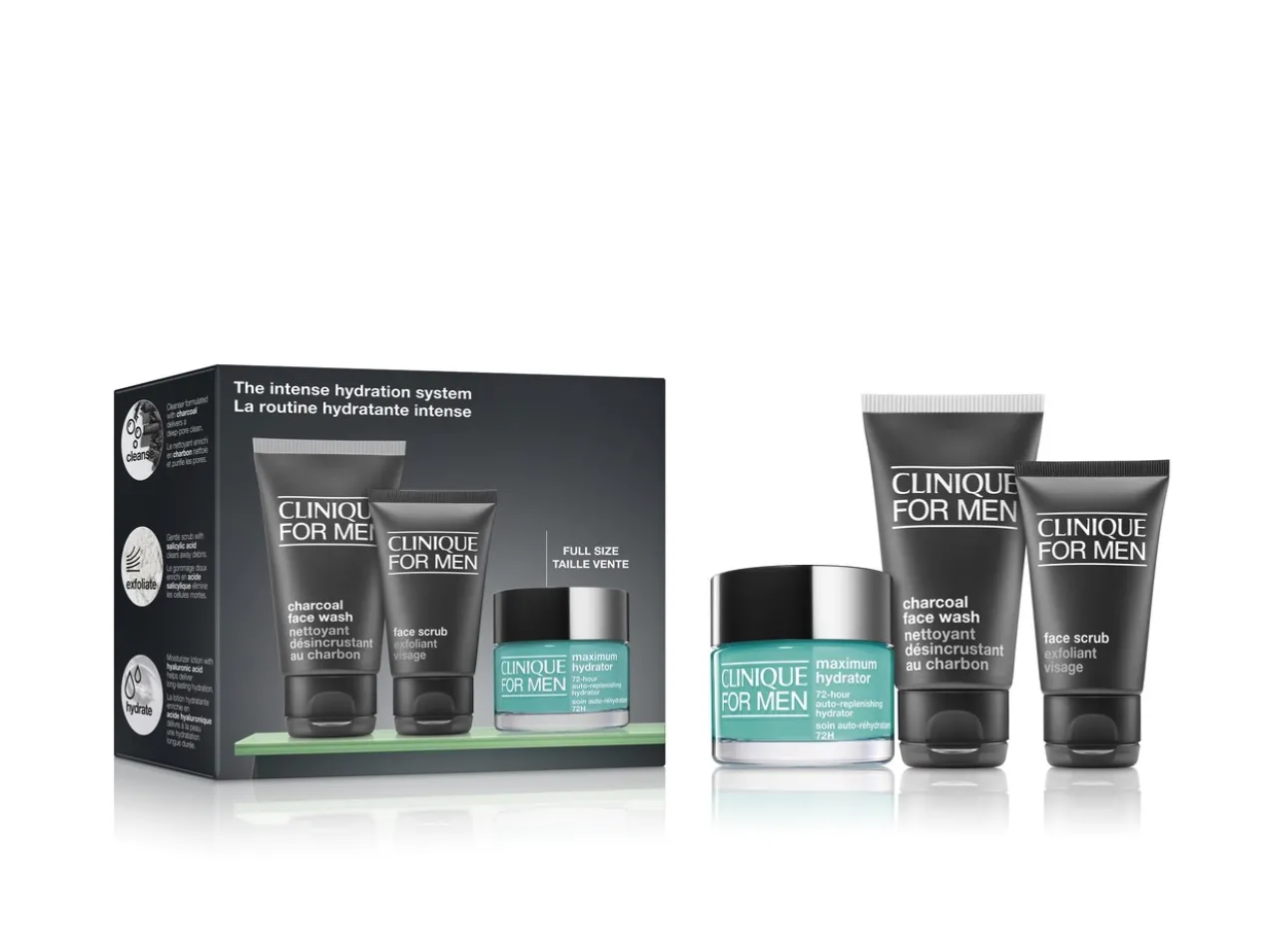Coffret Système d’Hydratation Intense pour Homme