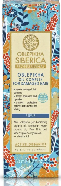 Complexe d’Huiles Oblepikha Cheveux Abîmés