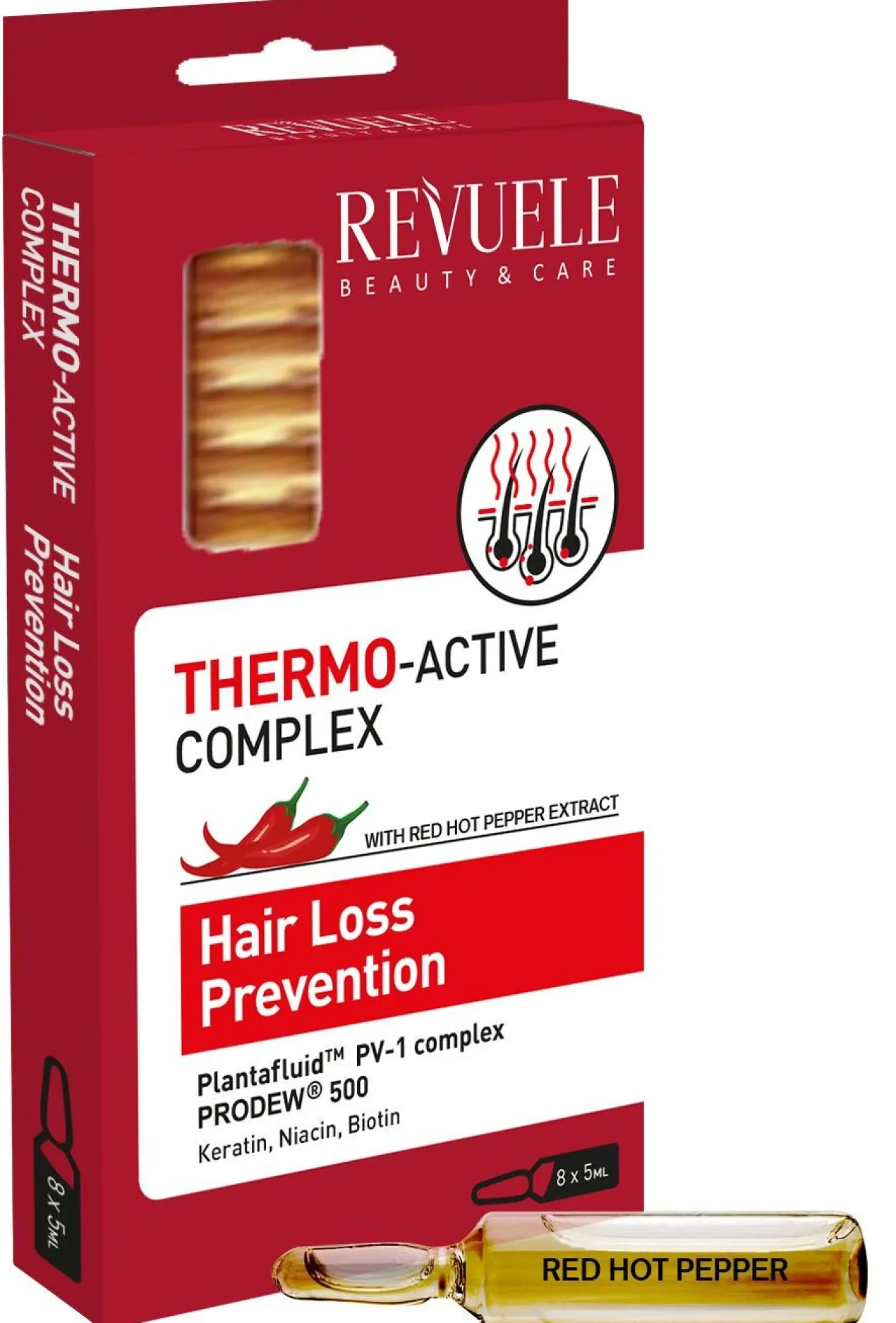 Complexe Thermoactif de Prévention de la Perte des Cheveux Ampoules