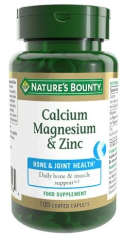 Complément Alimentaire Calcium, Magnésium & Zinc