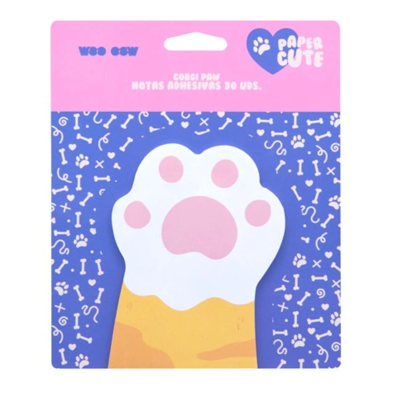 Corgi Paw Notes Adhésives 30 pcs