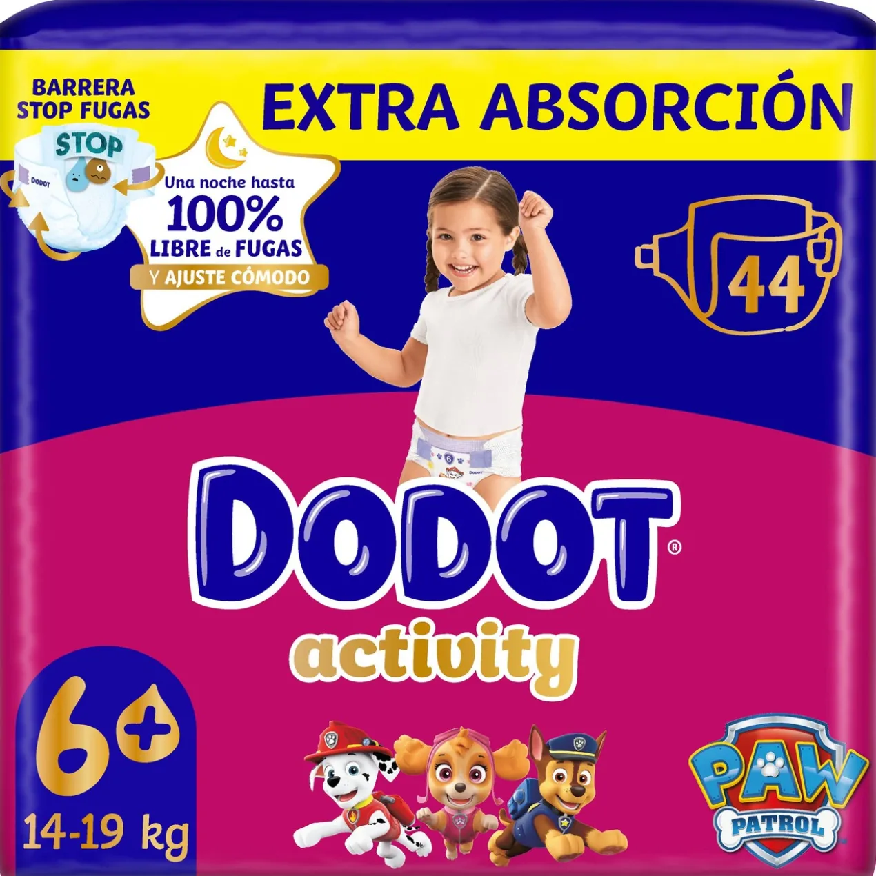 Couches Absorption Extra Taille 6+