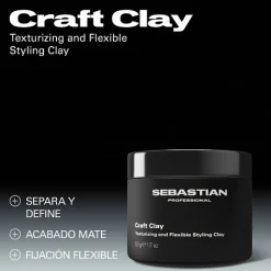 Craft Clay Argile Mate Texturisante et Définissante pour Cheveux