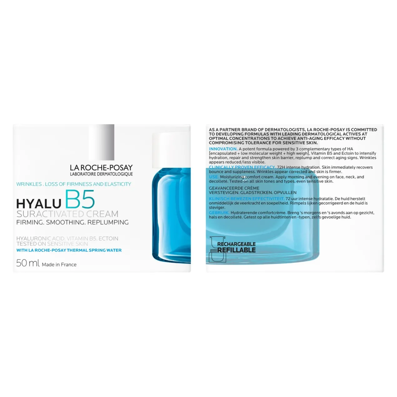 Crème Anti-Rides Raffermissante et Revitalisante Hyalu B5