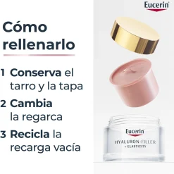Crème de jour Rosé anti-âge reconstituante Hyaluron-Filler + Elasticity