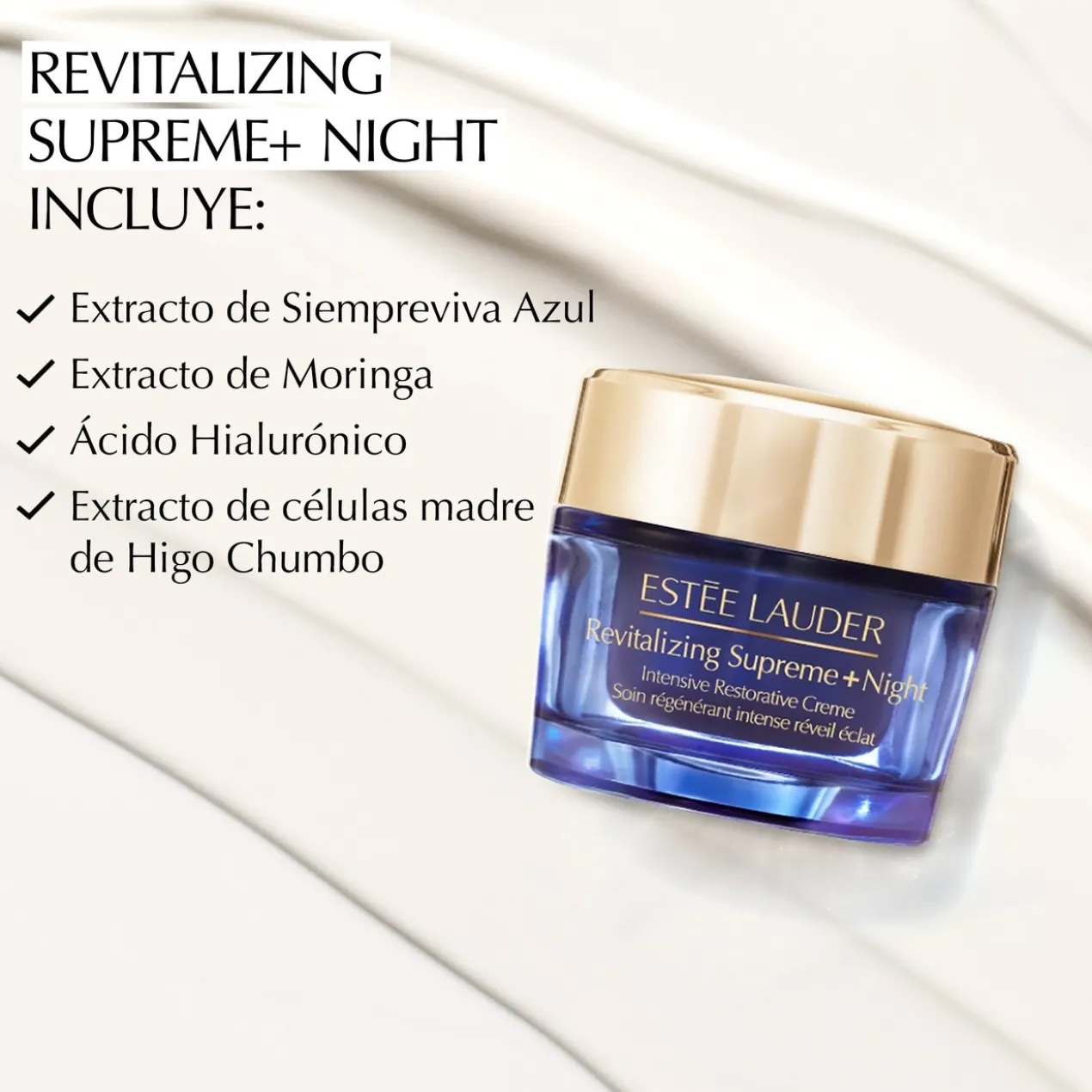 Crème de Nuit Hydratante Anti-âge Revitalizing Supreme +