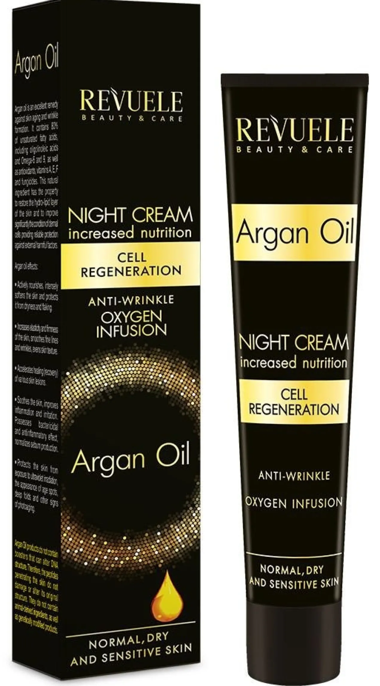 Crème de nuit à l’huile d’argan pour une peau régénérée