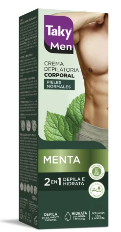 Crème Dépilatoire Homme Corporelle Menthe