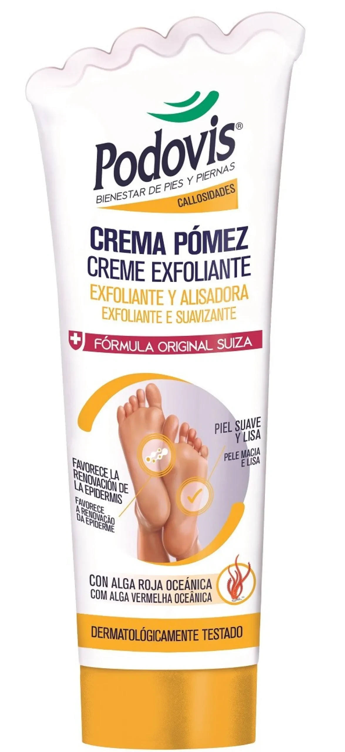 Crème Exfoliante à la Pierre Ponce pour les Pieds