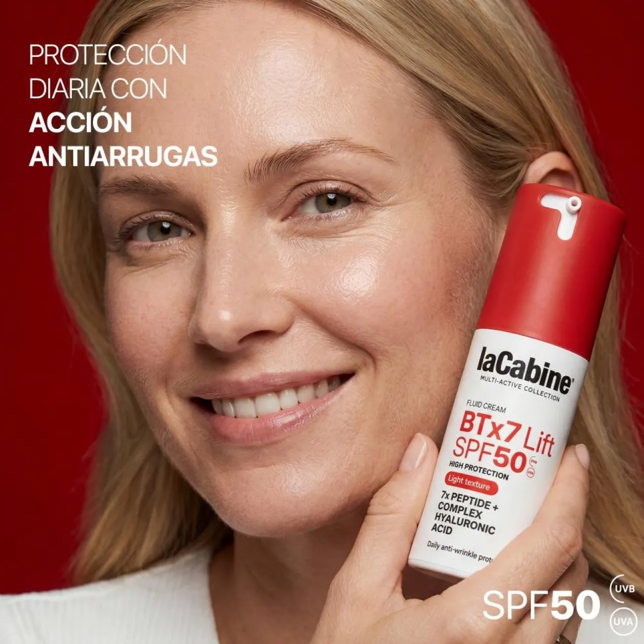 Crème Fluide Visage Solaire BTx7 SPF50