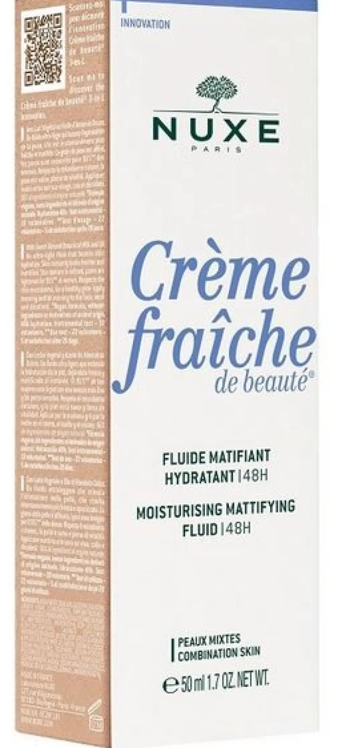 Crème Fraîche de Beauté Fluide Hydratant Matifiant
