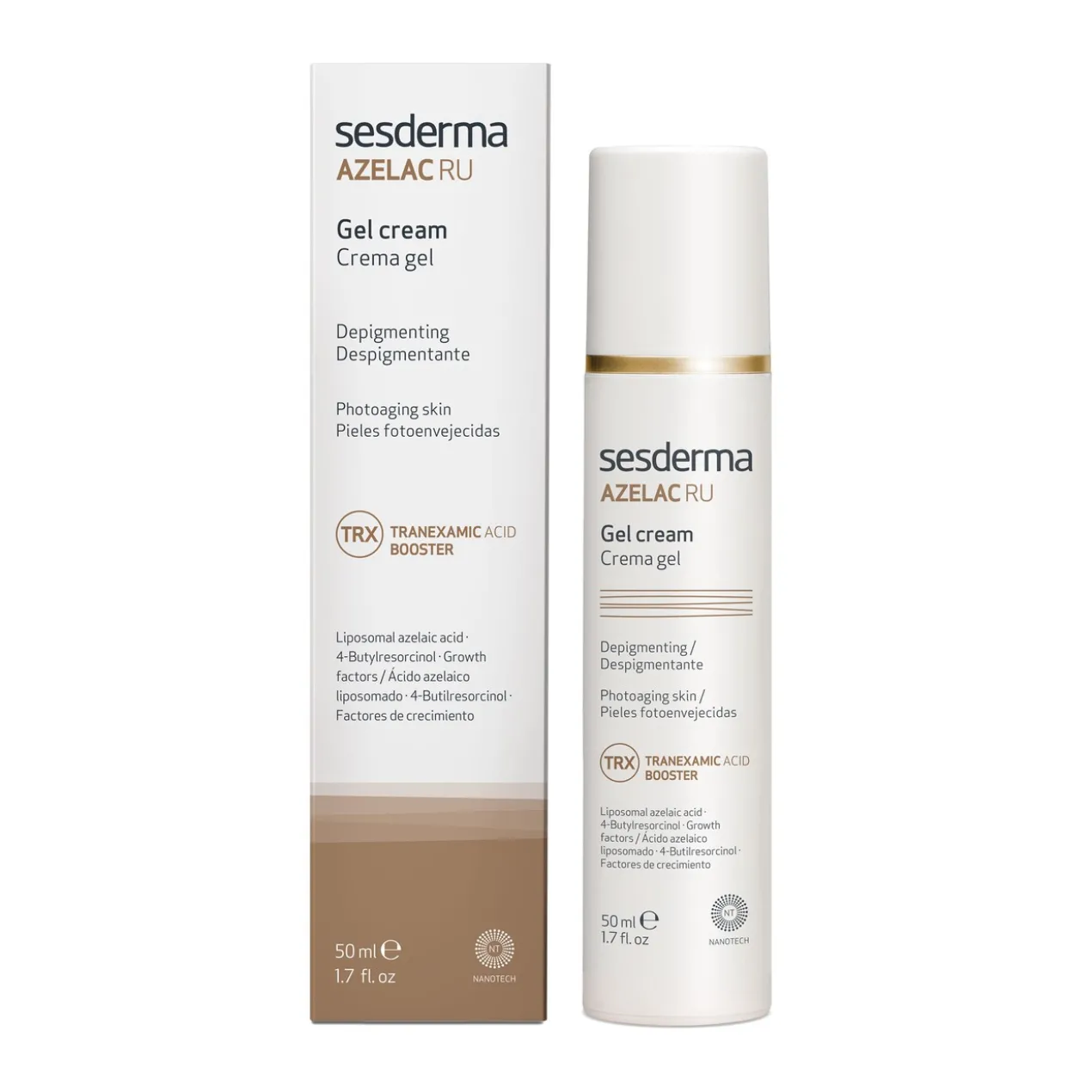 Crème gel dépigmentante