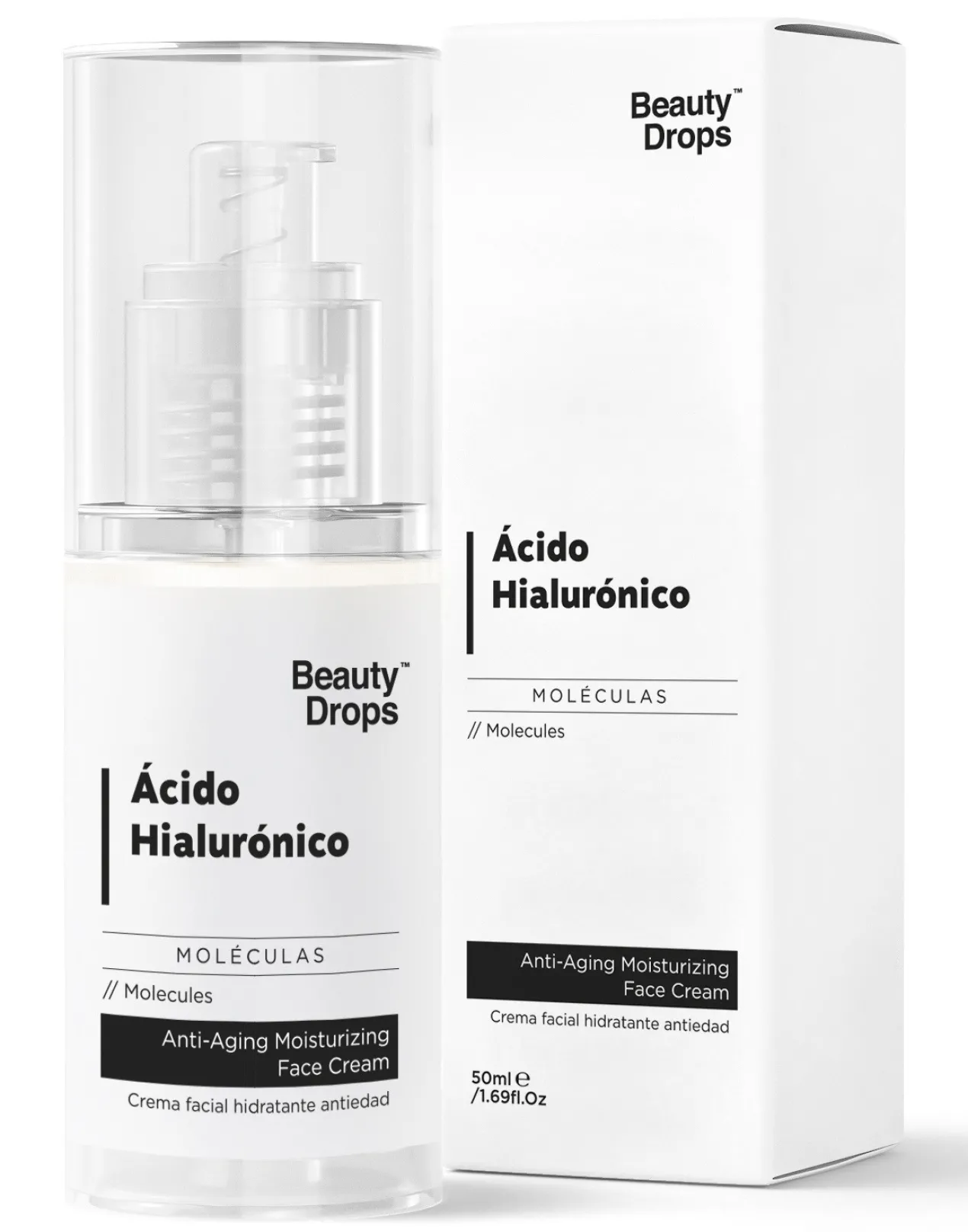 Crème Hydratante Anti-âge Acide Hyaluronique