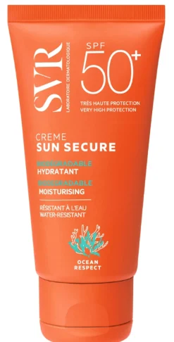 Crème Hydratante Biodégradable Sun Secure SPF50+