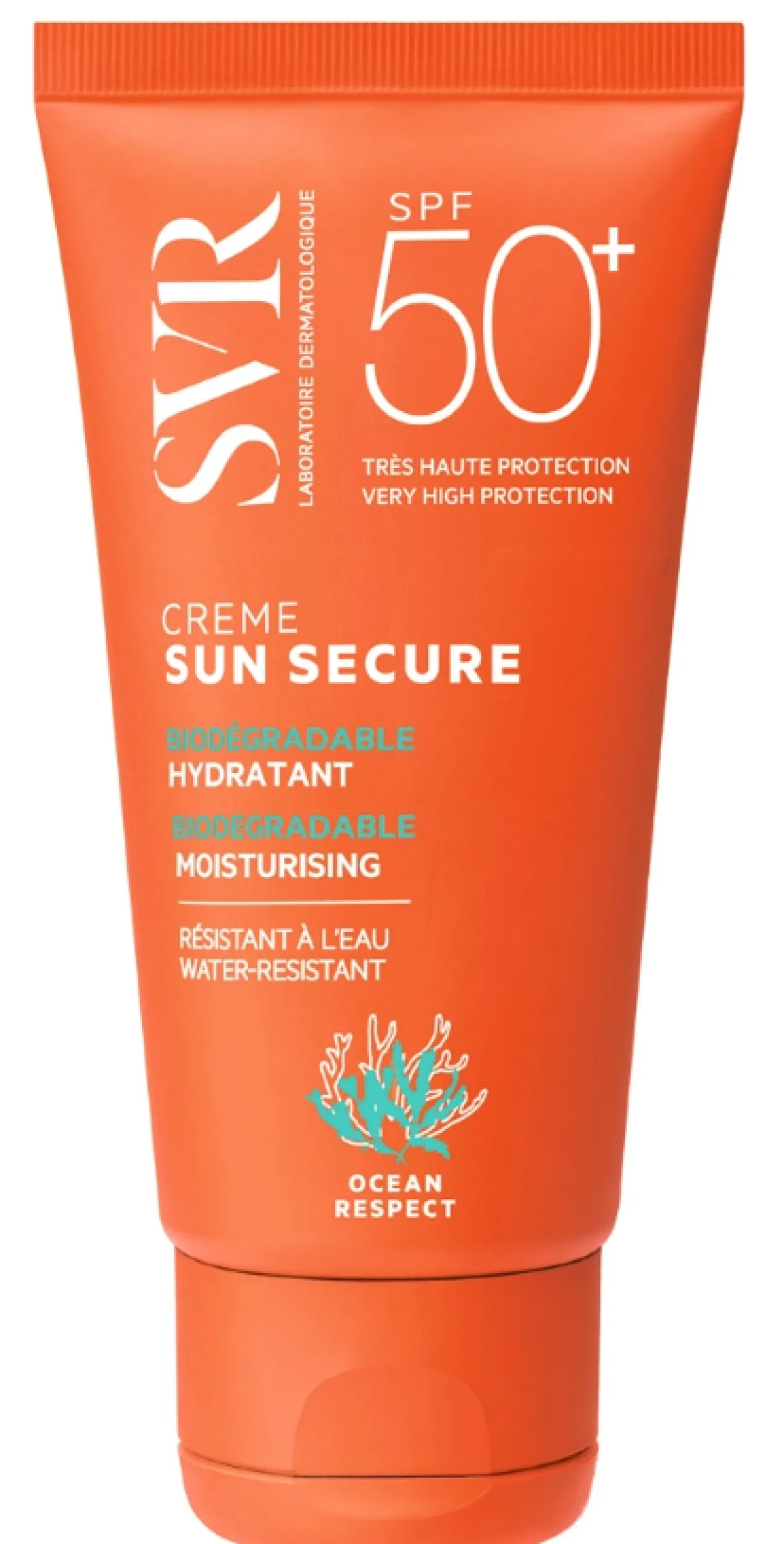 Crème Hydratante Biodégradable Sun Secure SPF50+