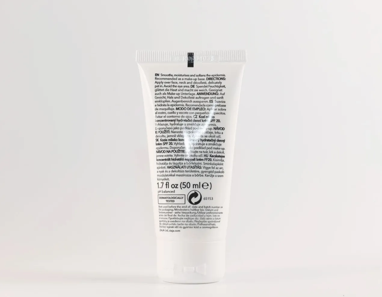 Crème Hydratante Concentrée au Lait de Chèvre