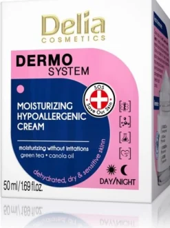 Crème hydratante hypoallergénique