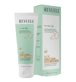 Crème Mains Quotidienne à l’Aloe Vera SPF20