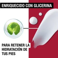 Crème pieds hydratante absorption immédiate à la glycérine