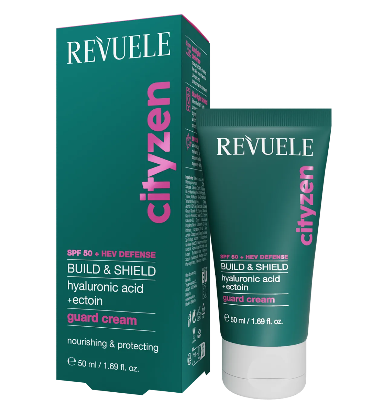 Crème Protectrice Cityzen Build & Shield Acide Hyaluronique + Ectoïne