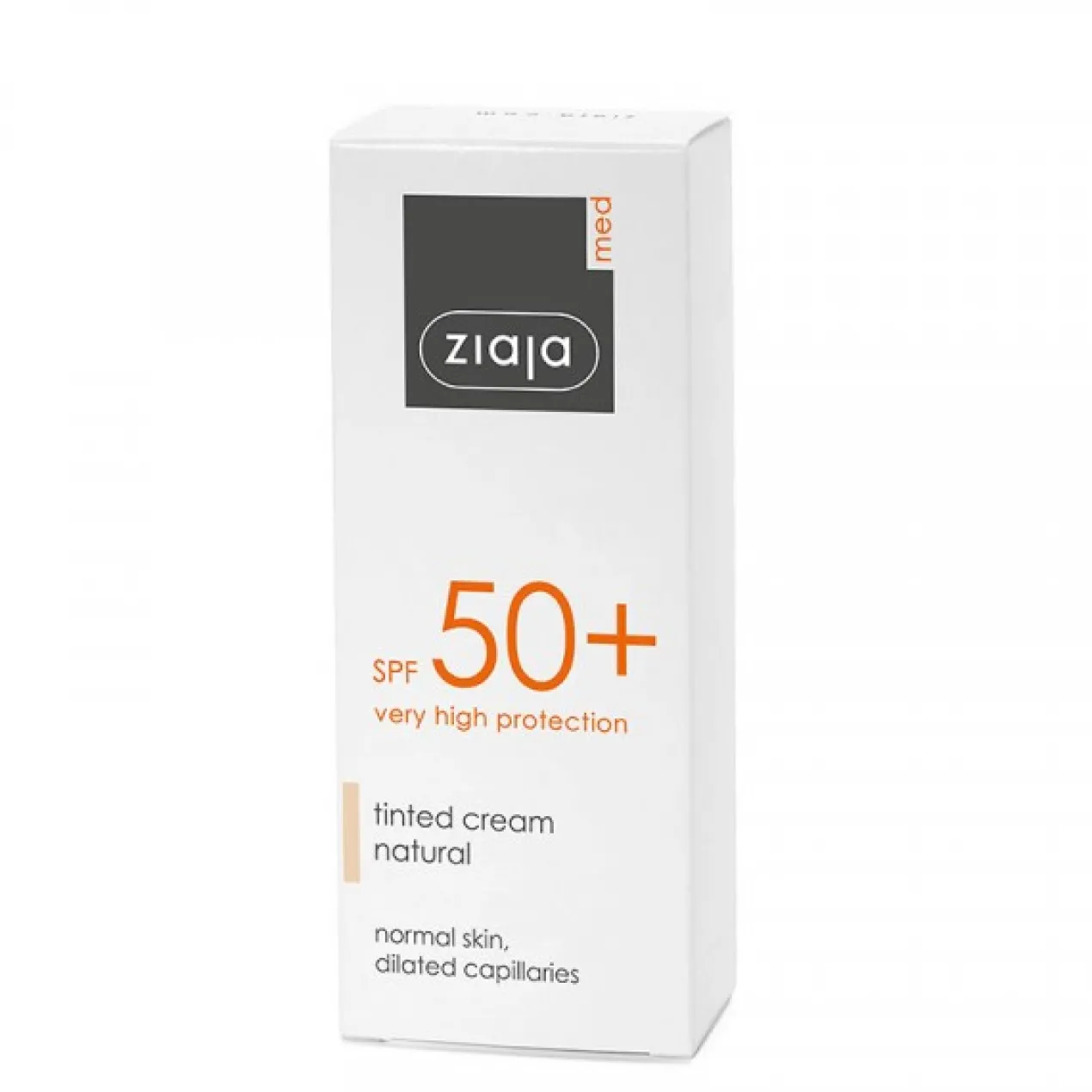 Crème Protectrice Visage avec Couleur Naturelle SPF50+