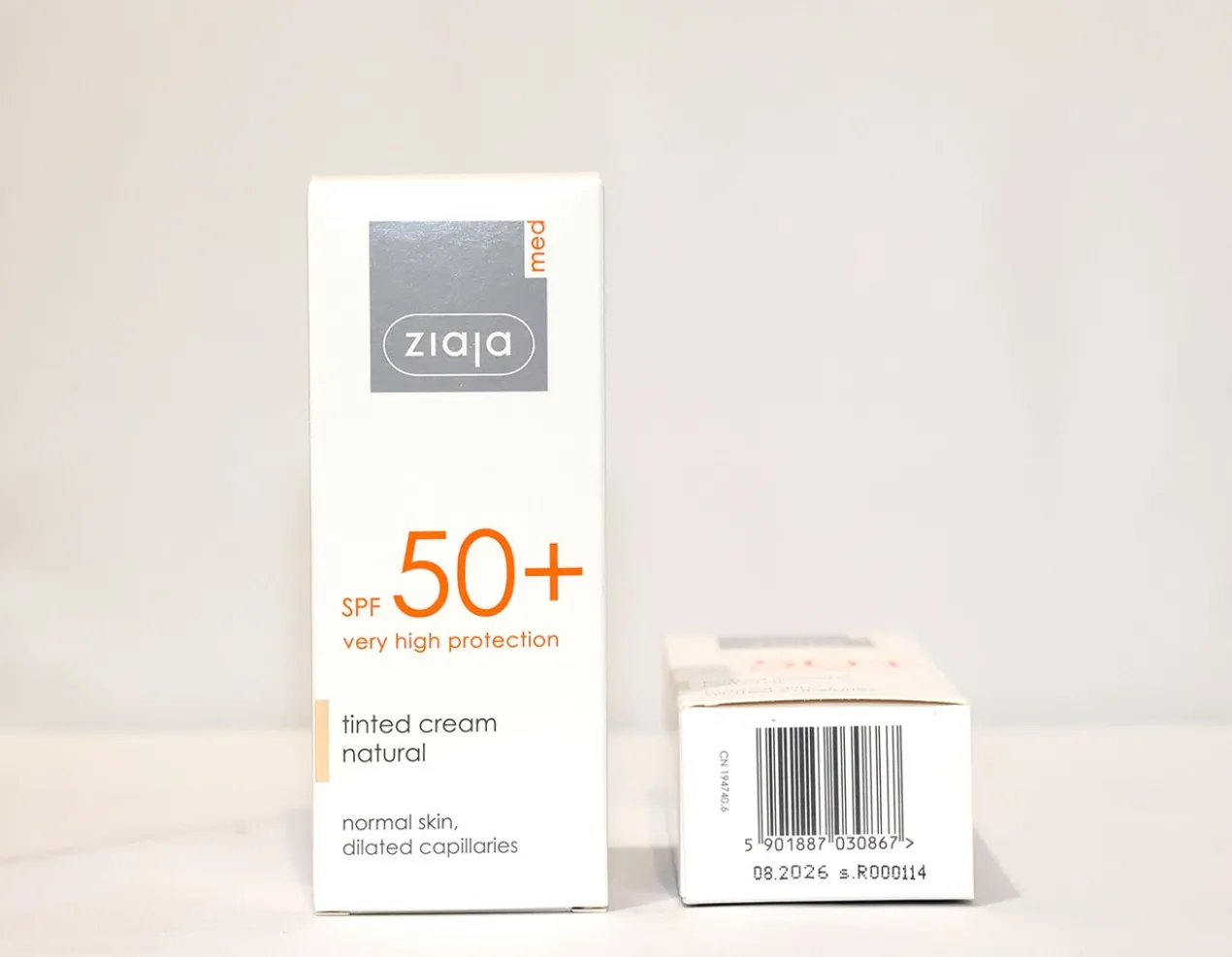Crème Protectrice Visage avec Couleur Naturelle SPF50+