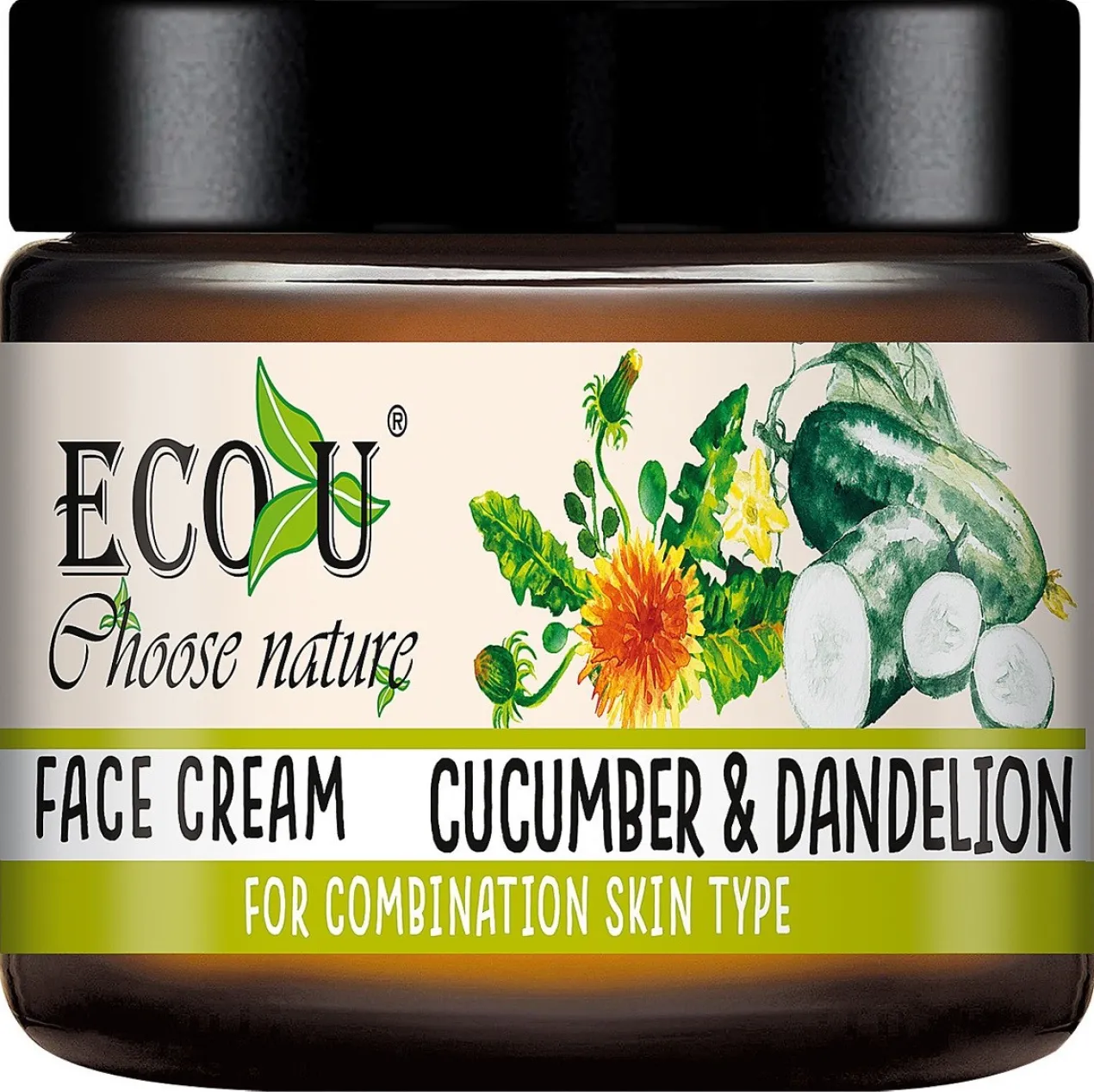 Crème Visage Concombre & Pissenlit
