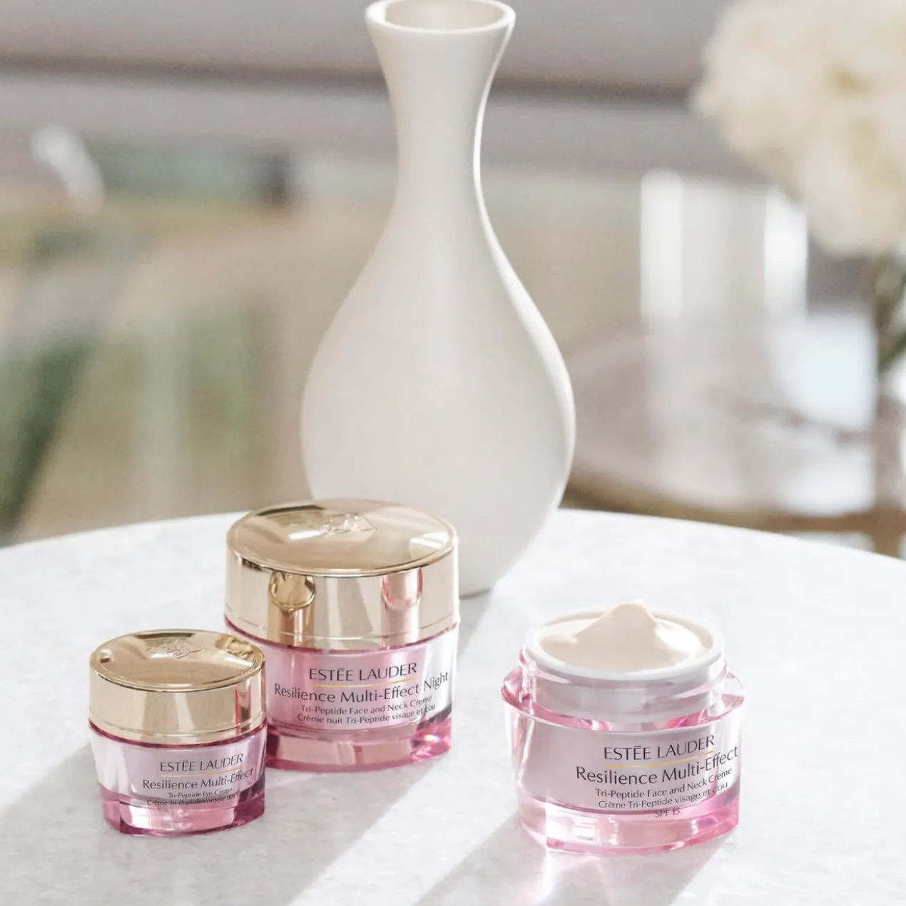Crème Visage et Cou Tri-Peptide Resilience Multi-Effect Peaux Normales à Mixtes