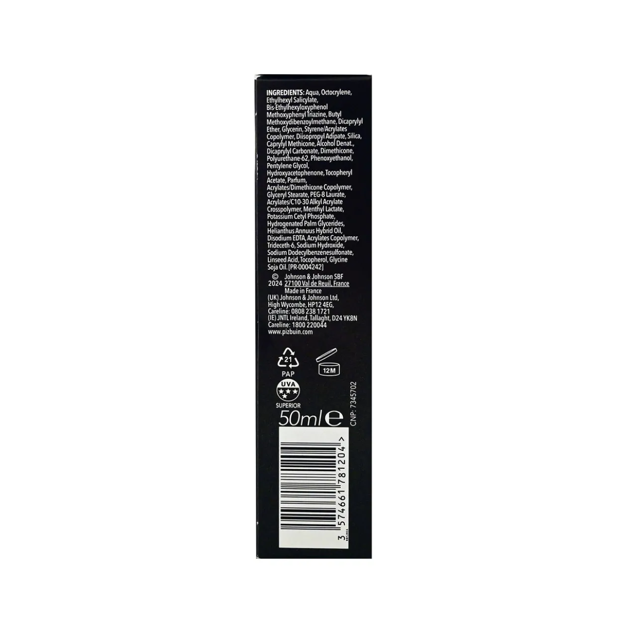 Crème Visage Hydratante SPF50+