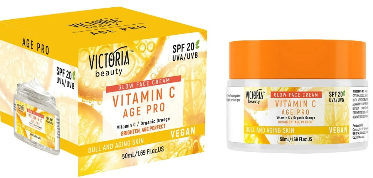 Crème visage illuminatrice avec protection