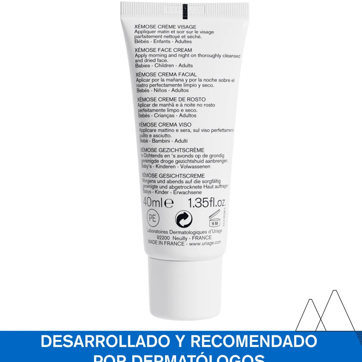 Crème Visage Émolliente Xémose