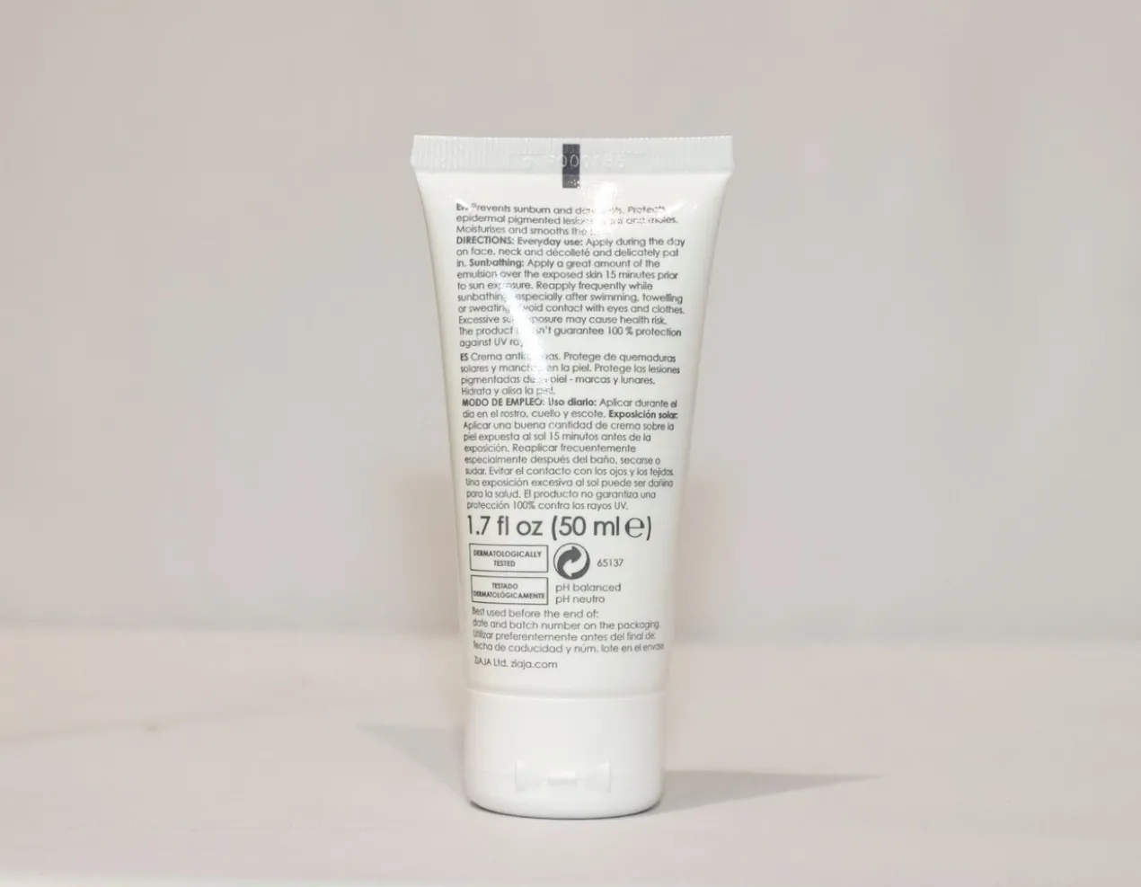 Crème Visage Protectrice Anti-rides SPF50+