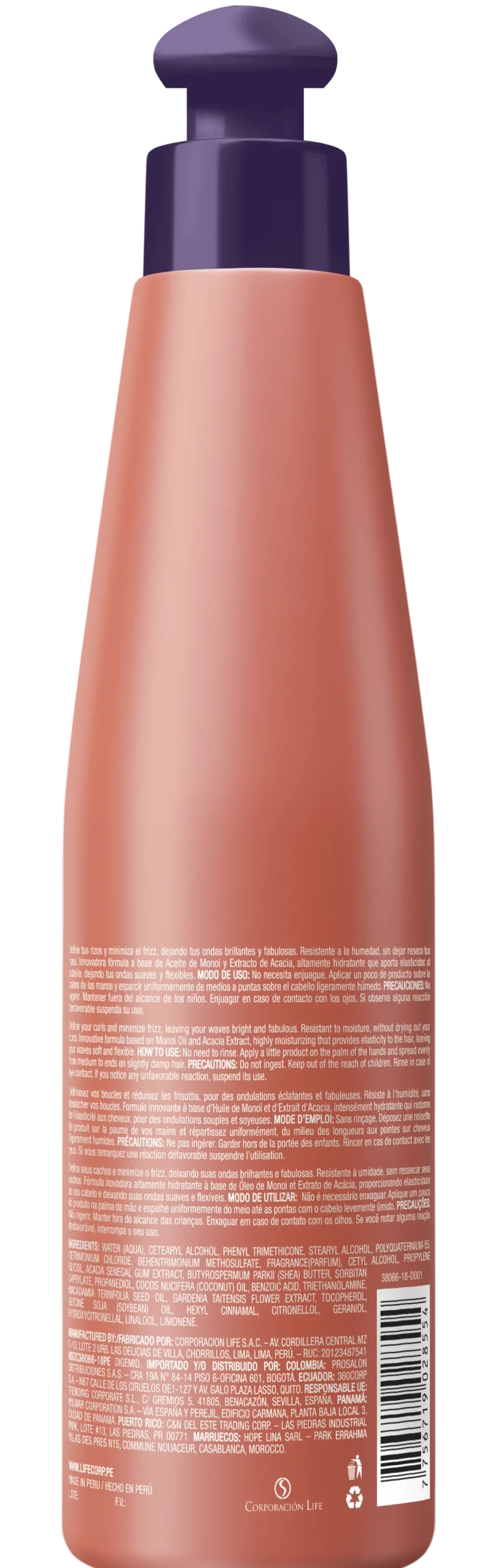 Curly Monoi Styling Cream Boucles Définies