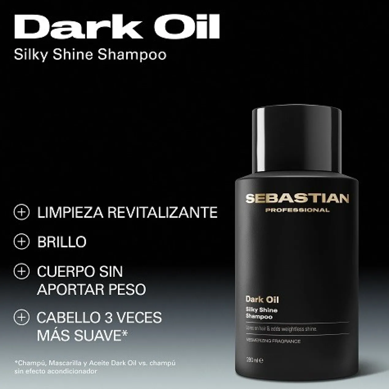 Dark Oil Shampoing Revitalisant Professionnel