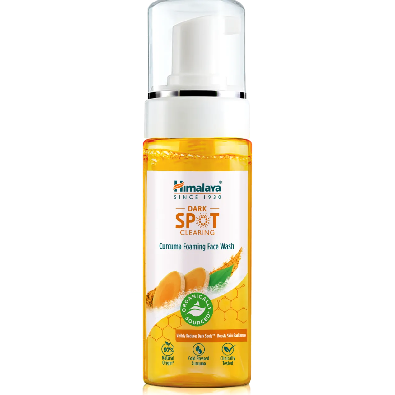 Dark Spot Clearing Mousse Nettoyant Visage avec Curcuma