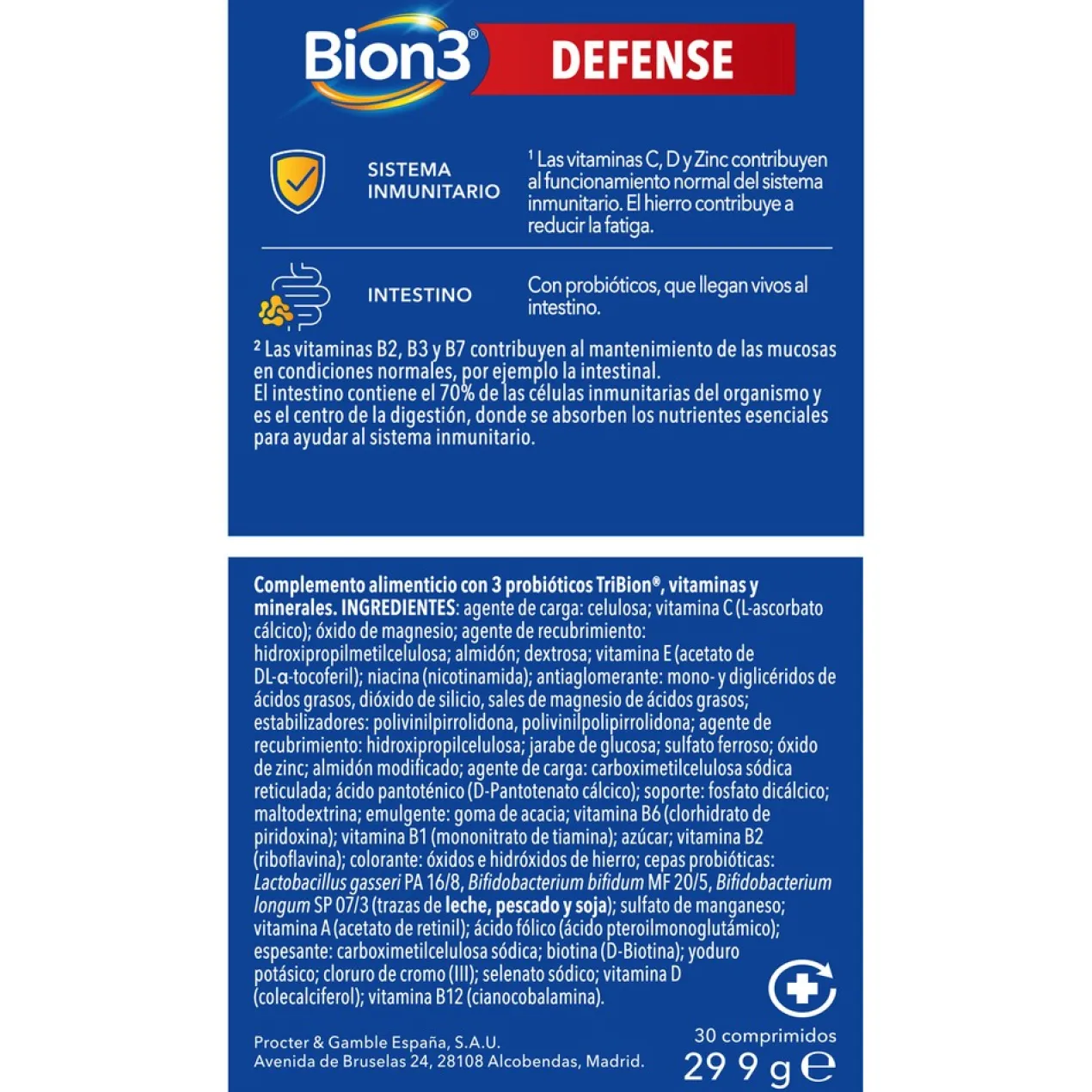 Defense 30 Comprimés
