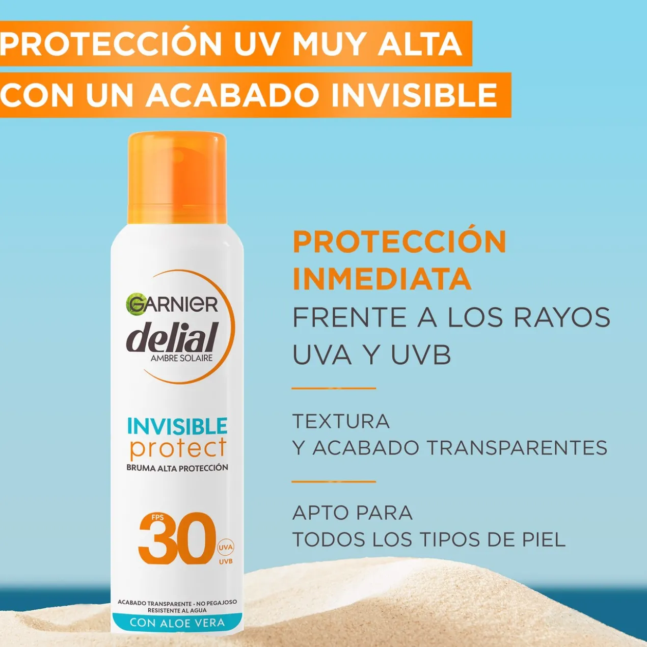 Delial Invisible Protect Brume Haute Protection SPF30