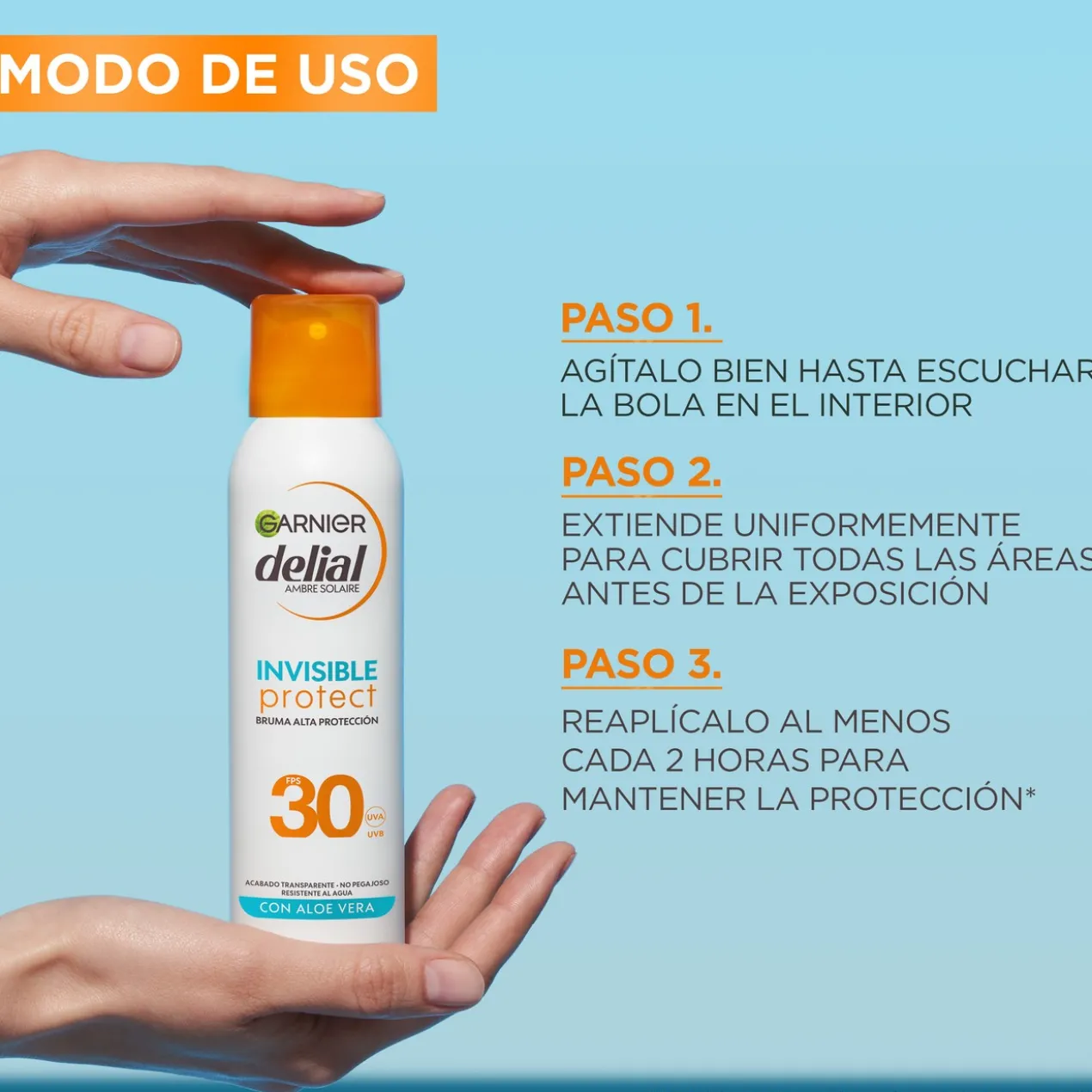 Delial Invisible Protect Brume Haute Protection SPF30