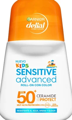 Delial Sensitive Advanced Kids Roll-on avec couleur SPF 50+
